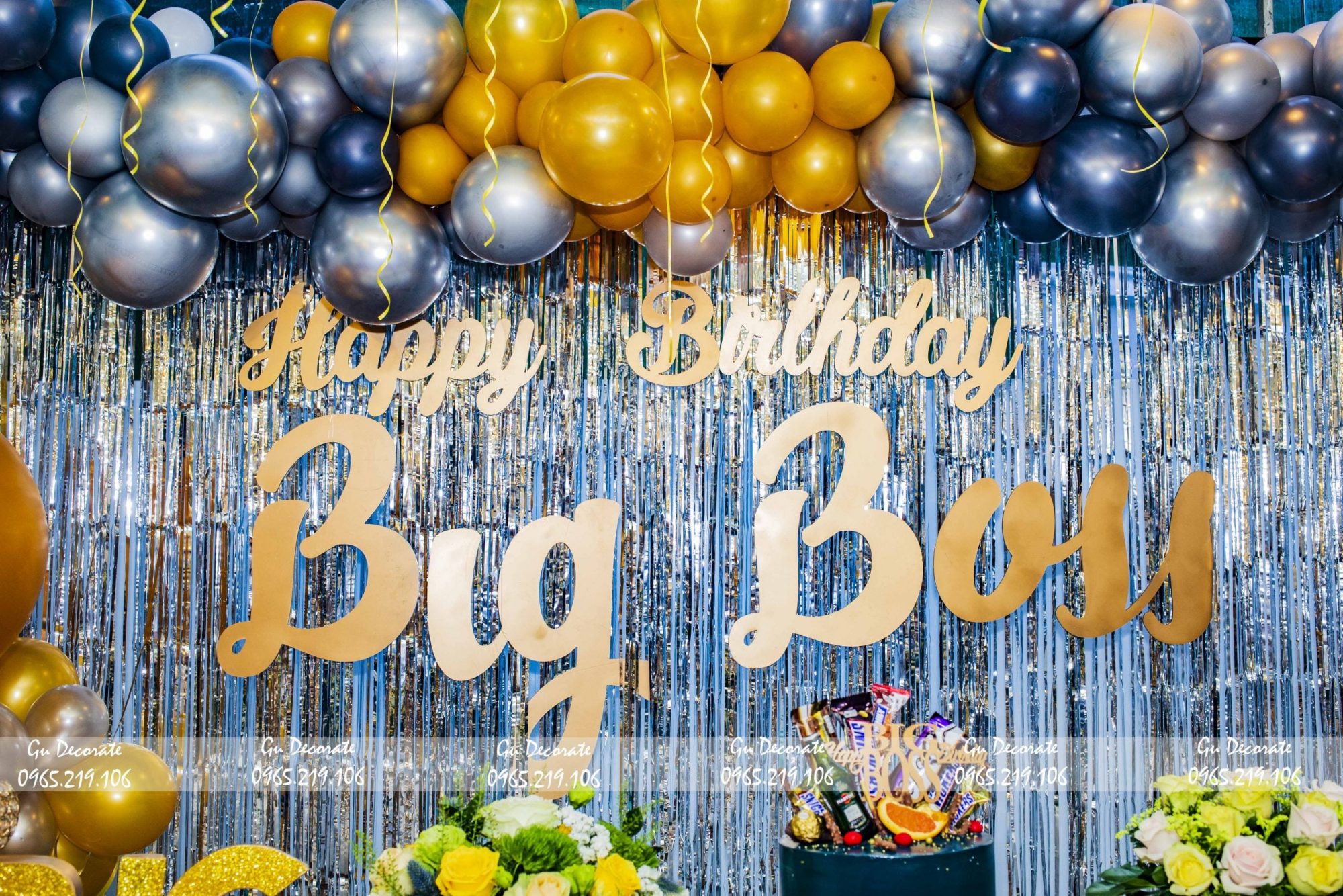 Trang trí sinh nhật Big Boss Tập Đoàn xây dựng HƯNG PHÁT