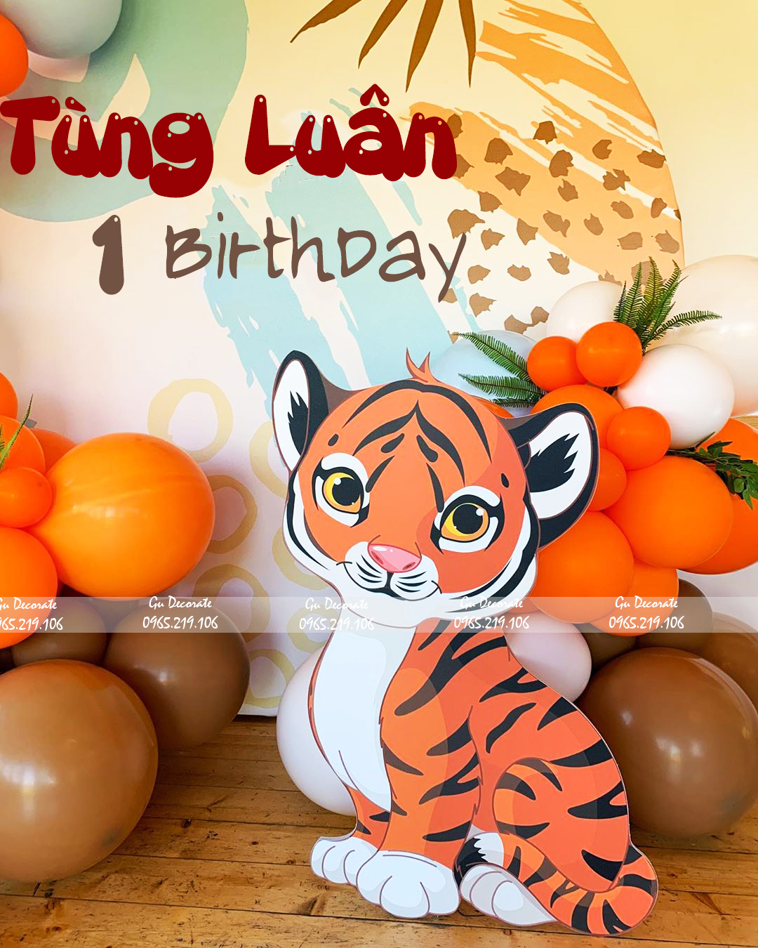 Hình ảnh về mẫu trang trí chủ đề rừng do GuDecorate thực hiện Hình ảnh về mẫu trang trí chủ đề rừng do GuDecorate thực hiện