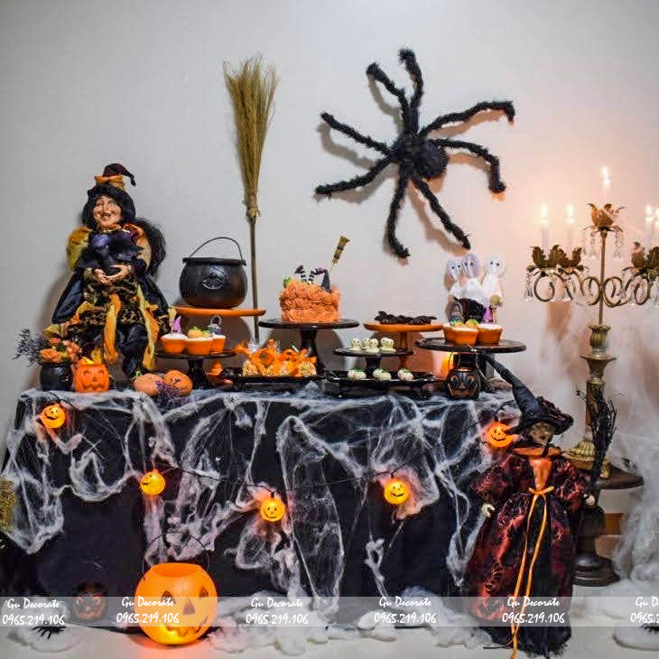 Trang trí halloween theo phong cách thiên âu