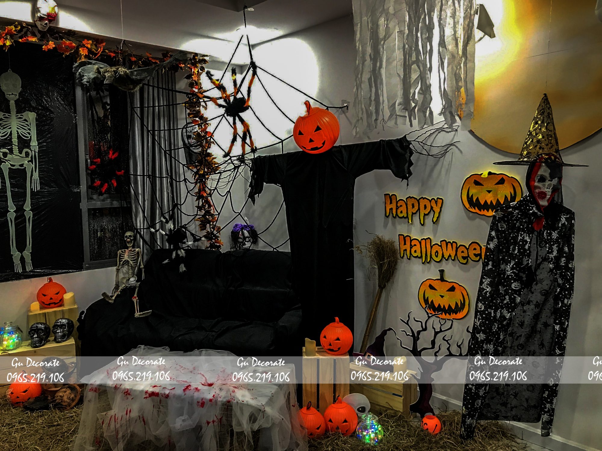 Tổ chức, trang trí halloween tại nhà